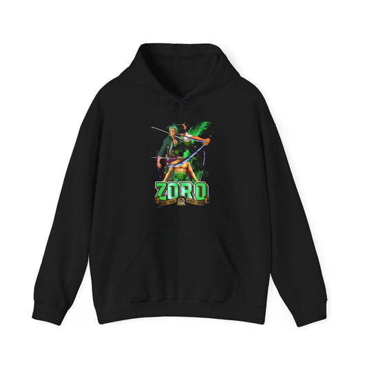 Roronoa Zoro Sword Hoodie – 100% Cotton One Piece Anime Hoodie for Zoro Fans
