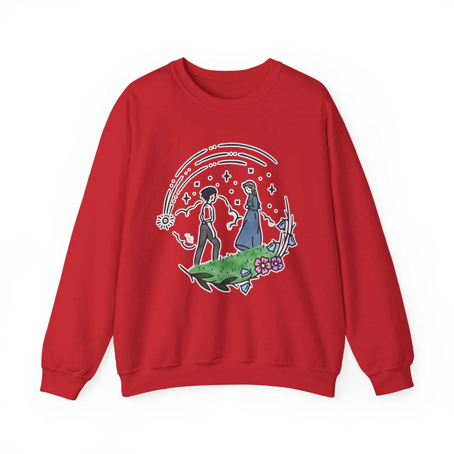 A Heart’s a Heavy Burden Sweatshirt – Howl & Sophie Inspired | Studio Ghibli | 100% Cotton Gildan 18000