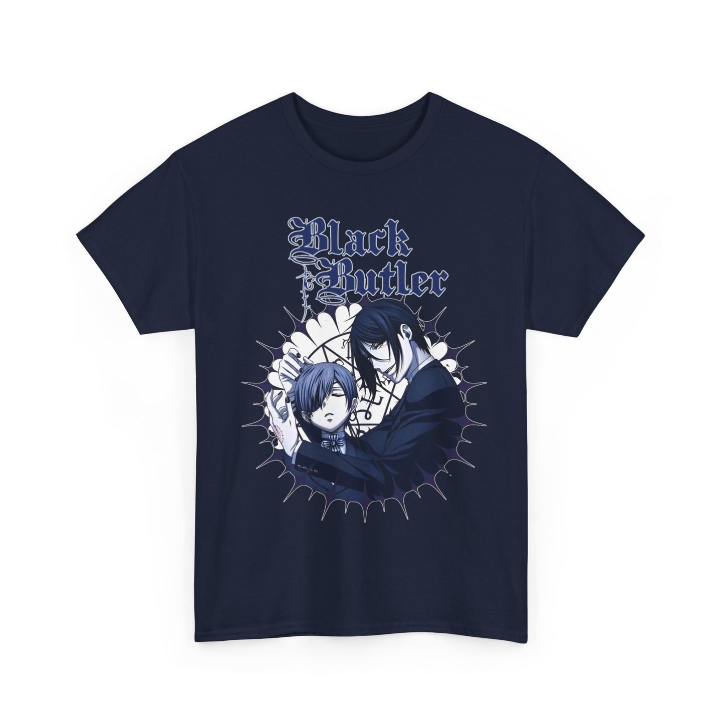 Black Butler T-Shirt – 100% Cotton Anime Tee Featuring Sebastian Michaelis