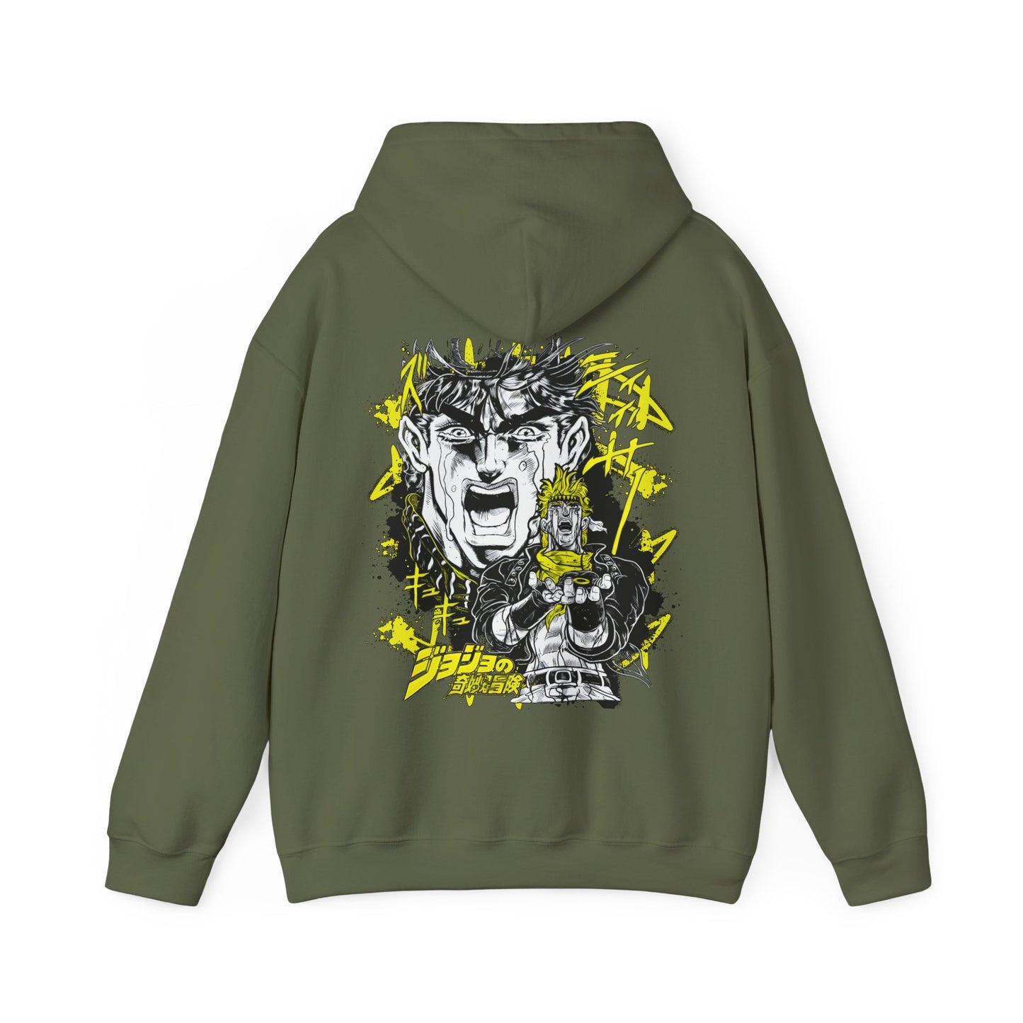 Joestar Back Print Hoodie – 100% Cotton JoJo’s Bizarre Adventure Anime Streetwear