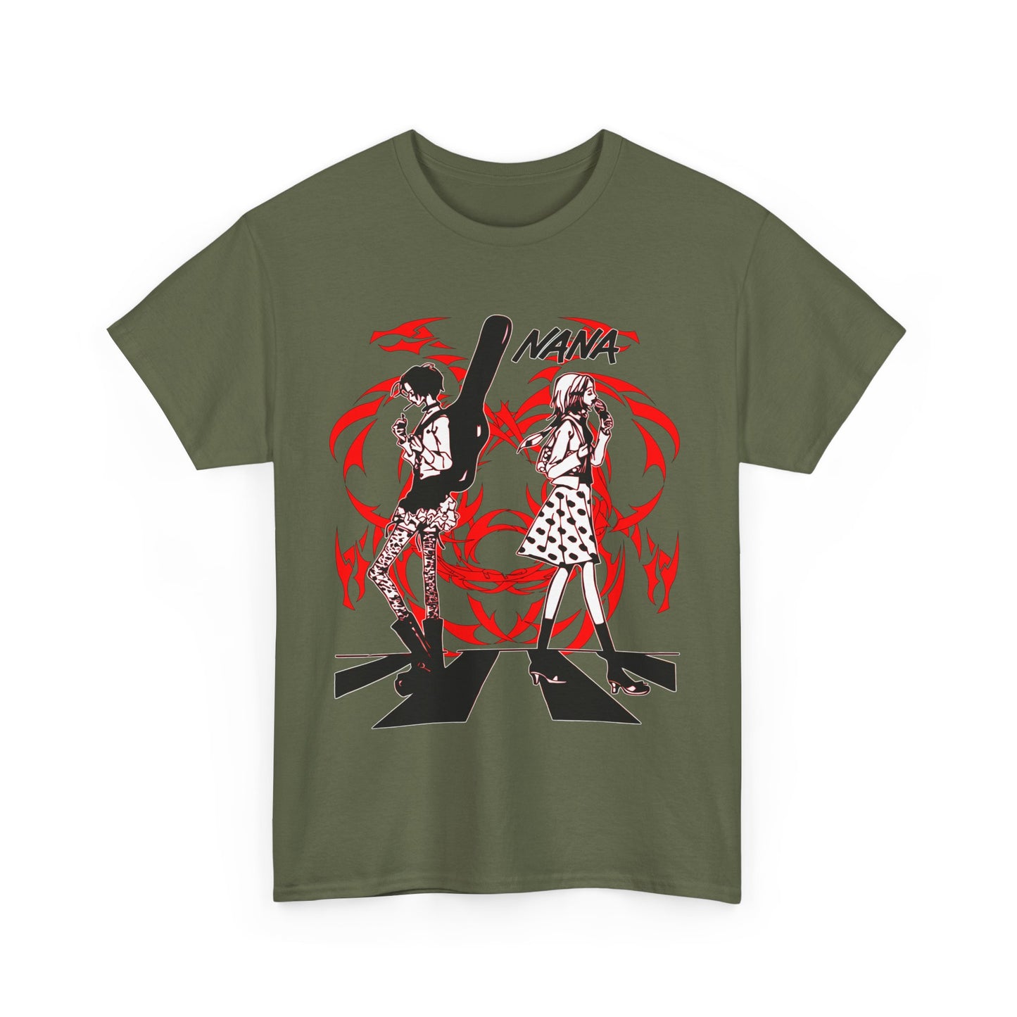 Nana Osaki Black Stones T-Shirt – 100% Cotton Anime Rock Band Tee | Stylish Japanese Streetwear
