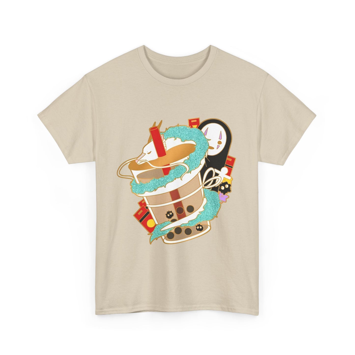 Spirited Away Smoothie Art T-Shirt | 100% Cotton Studio Ghibli Anime Tee