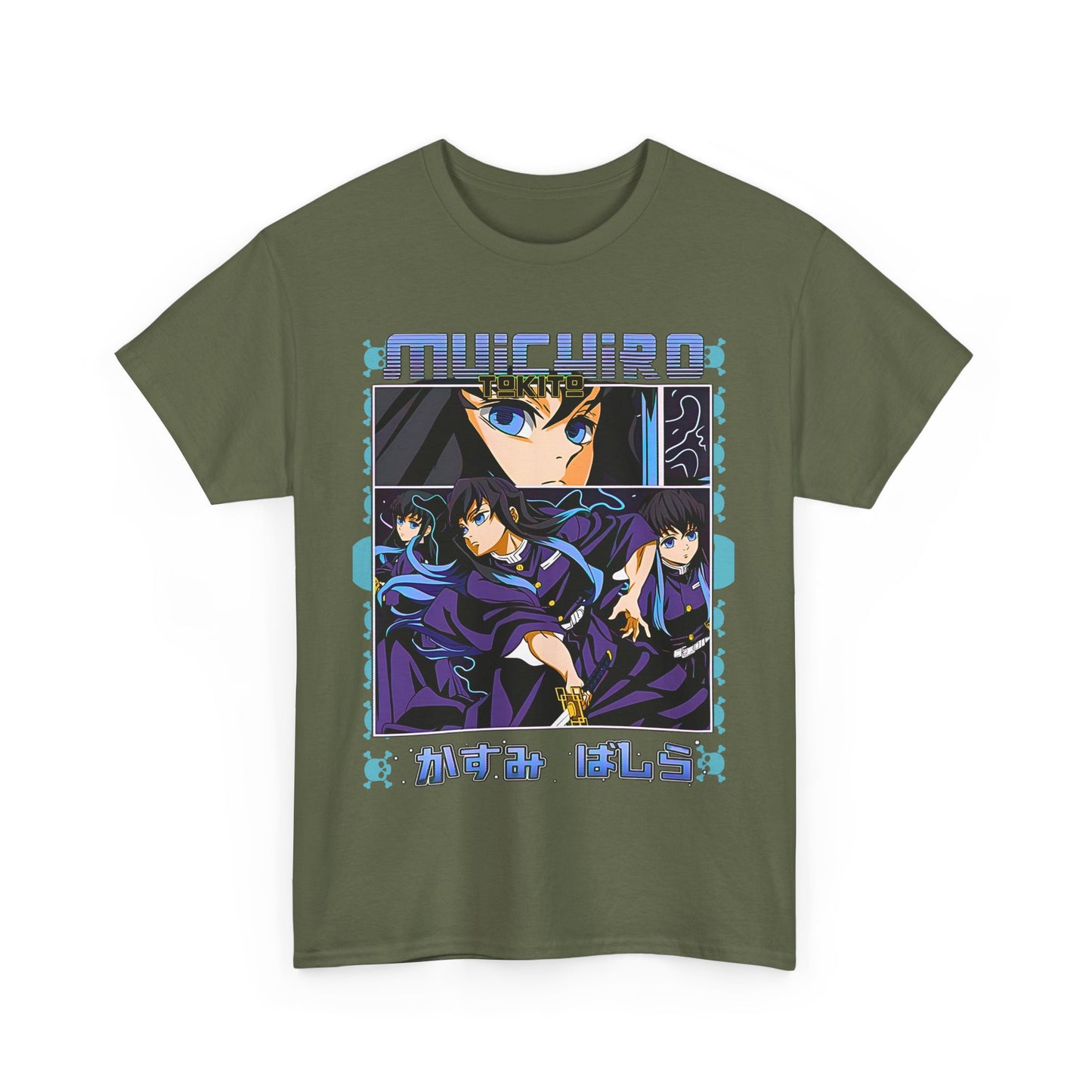 Muichiro Tokito Demon Slayer T-Shirt – 100% Cotton Anime Tee for Mist Hashira Fans