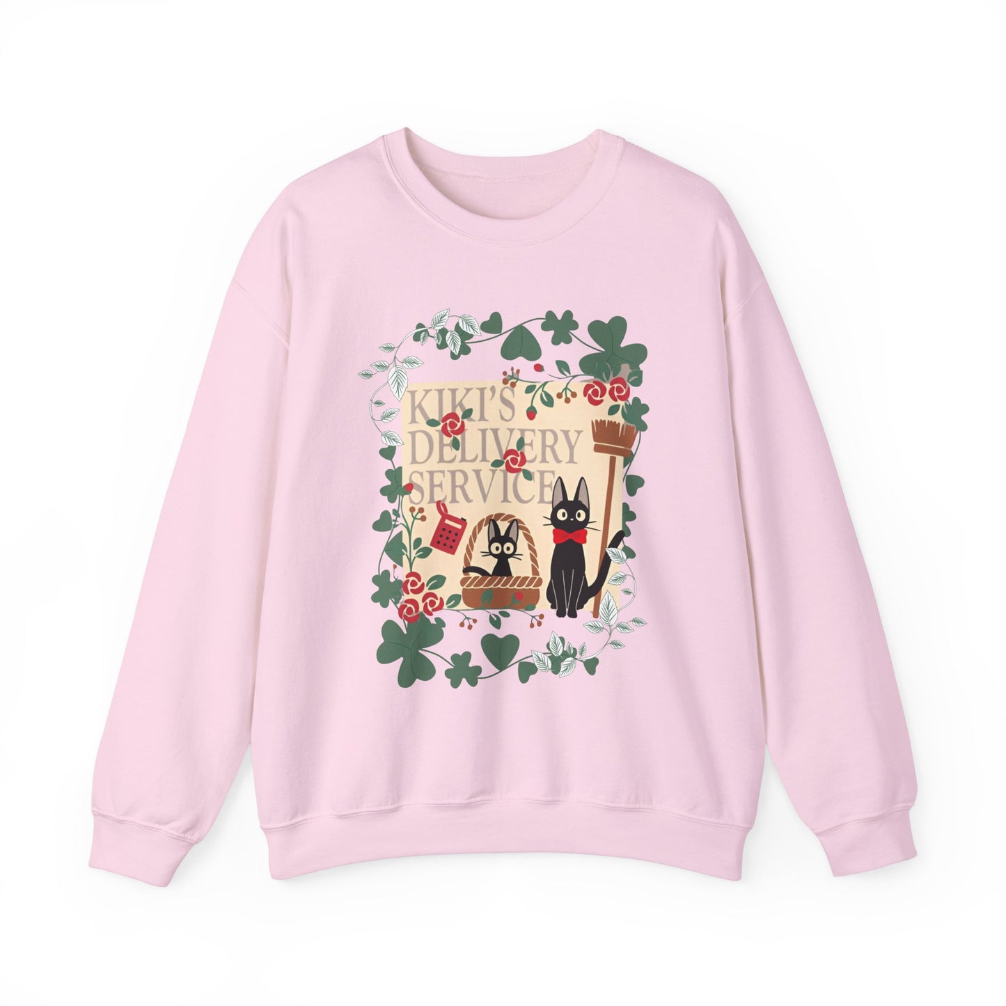 Kiki’s Delivery Service Sweatshirt – 100% Cotton Studio Ghibli Pullover for Anime Fans