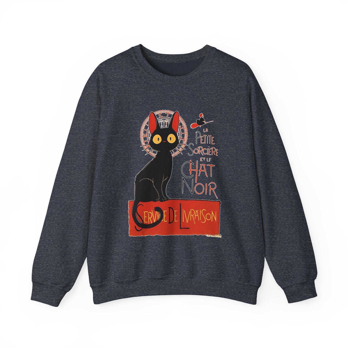 Kiki's Delivery Service Sweatshirt – 100% Cotton Studio Ghibli "Service de Livraison" Cozy Pullover