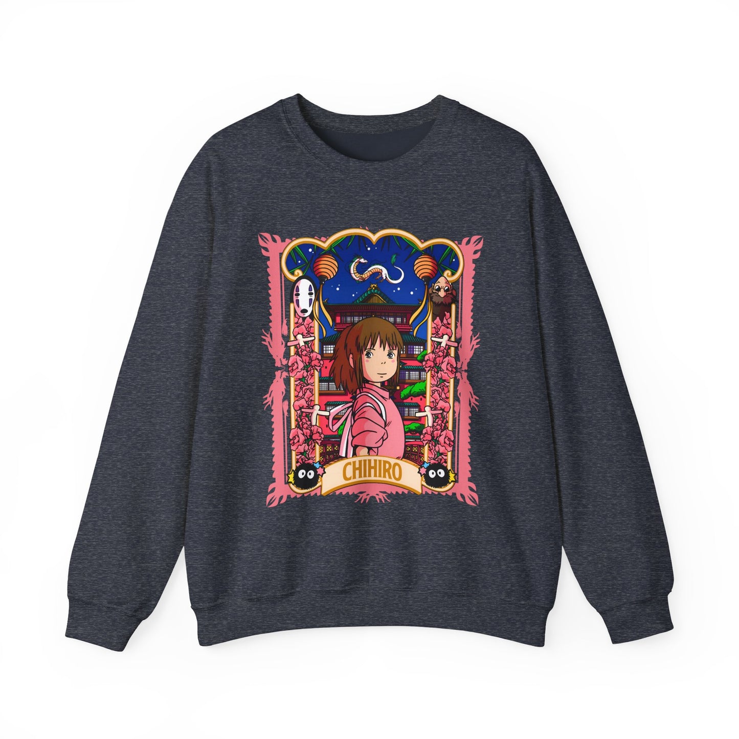 Spirited Away Chihiro Sweatshirt – 100% Cotton Studio Ghibli Pullover for Anime Fans