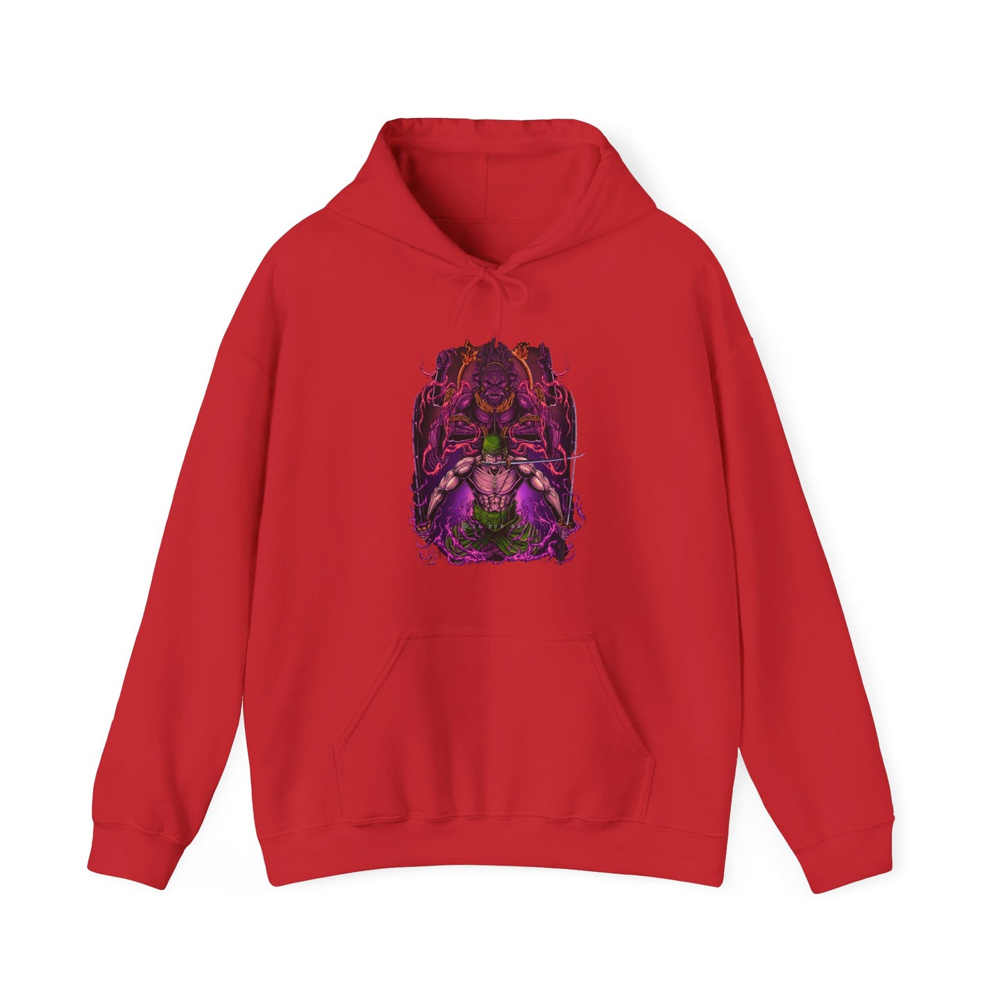 Roronoa Zoro Hoodie – 100% Cotton One Piece Anime Pullover for Fans