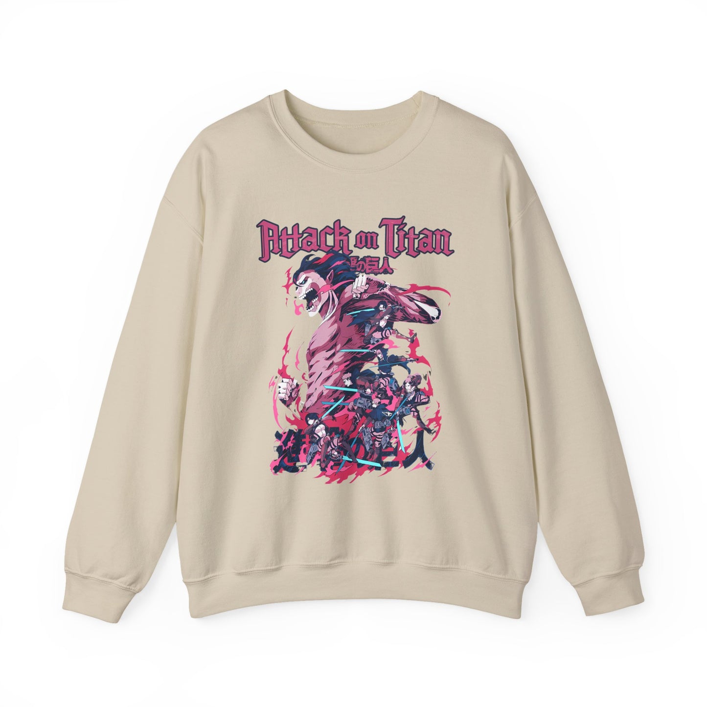 Attack on Titan Sweatshirt – 100% Cotton Pullover for Anime Fans