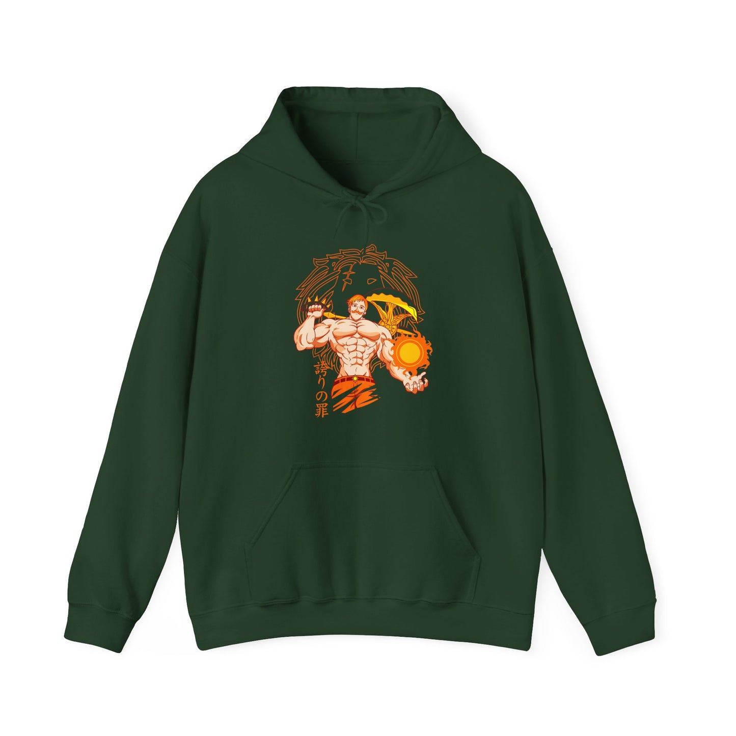 Escanor Seven Deadly Sins Hoodie – 100% Cotton Anime Hoodie for Lion’s Sin of Pride Fans