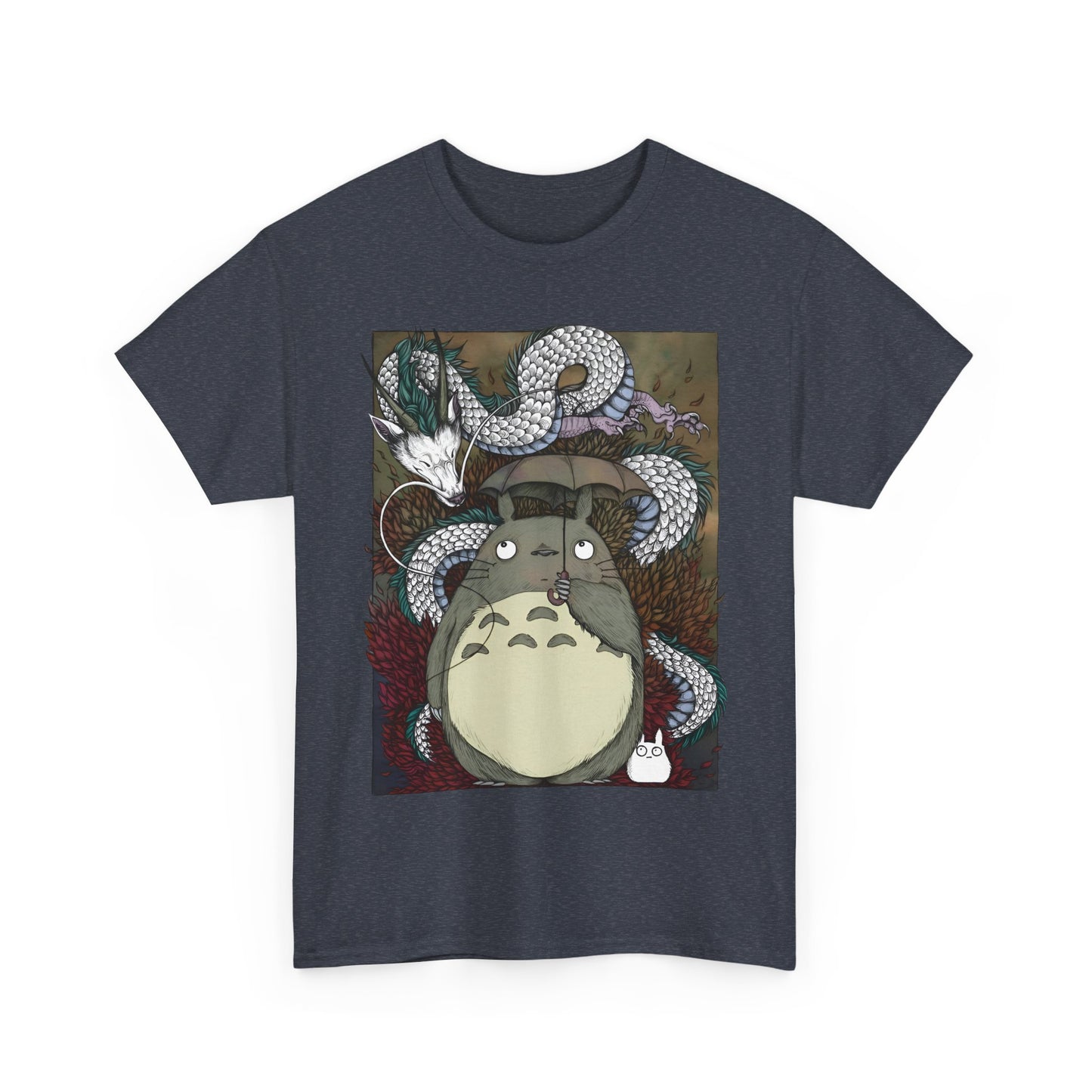 Totoro Haku Dragon T-Shirt | 100% Cotton Studio Ghibli Anime Tee