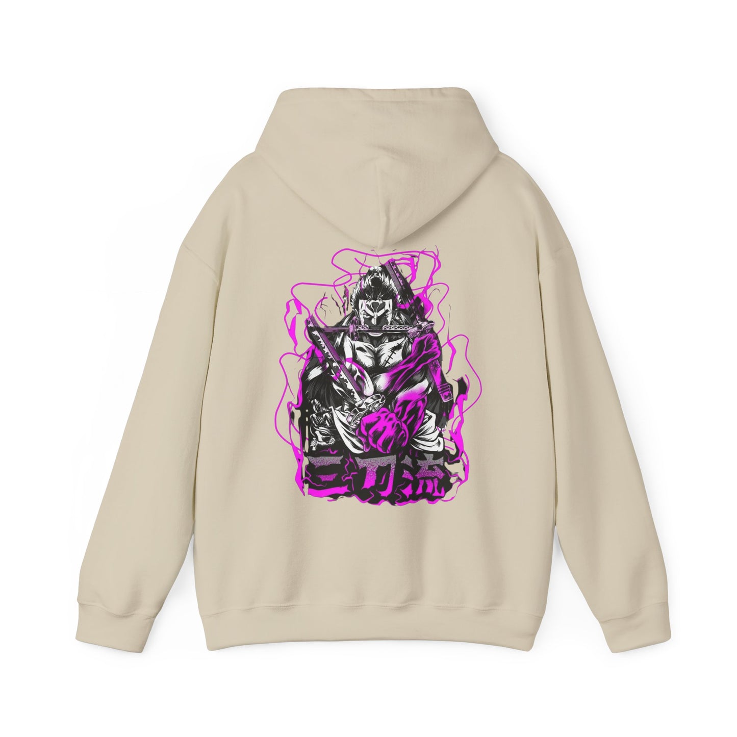 Roronoa Zoro Back Print Hoodie – 100% Cotton One Piece Anime Hoodie for True Fans