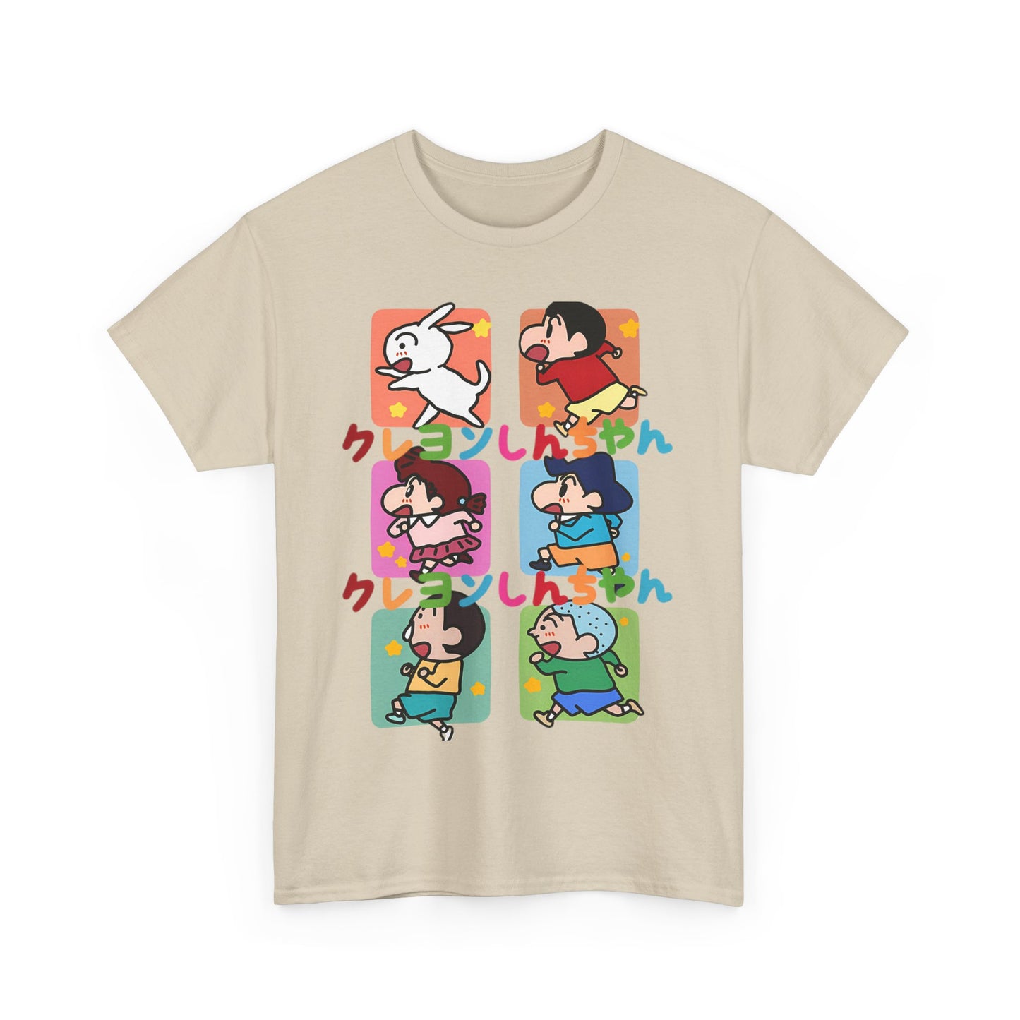 Shinchan T-Shirt – 100% Cotton Funny Anime Tee for Classic Cartoon Fans