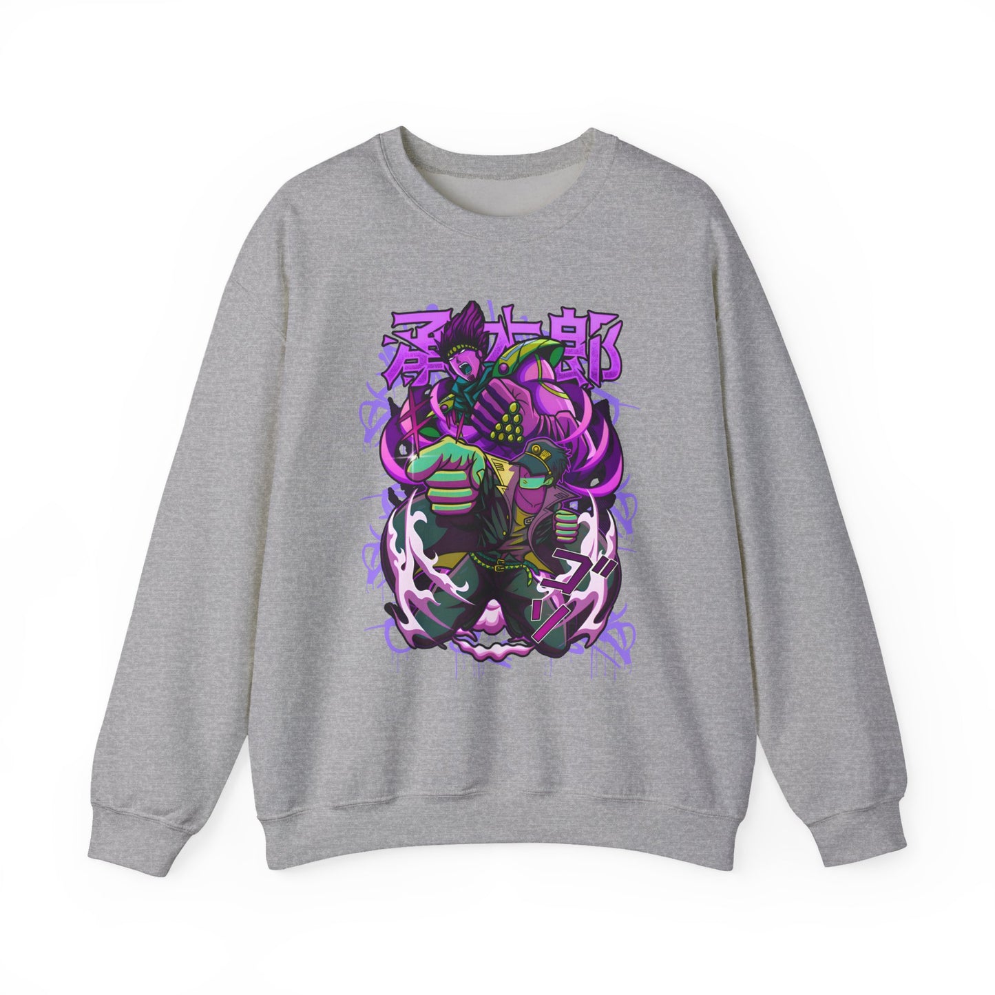 JoJo’s Bizarre Adventure Sweatshirt – 100% Cotton Anime Pullover for JoJo Fans
