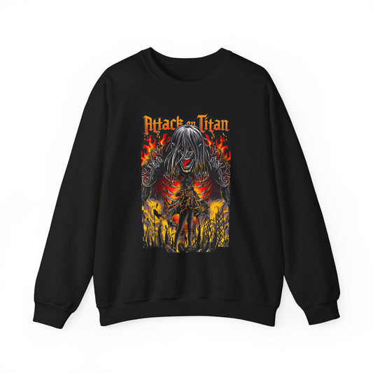 Eren Jaeger Sweatshirt – 100% Cotton Attack on Titan Anime Pullover