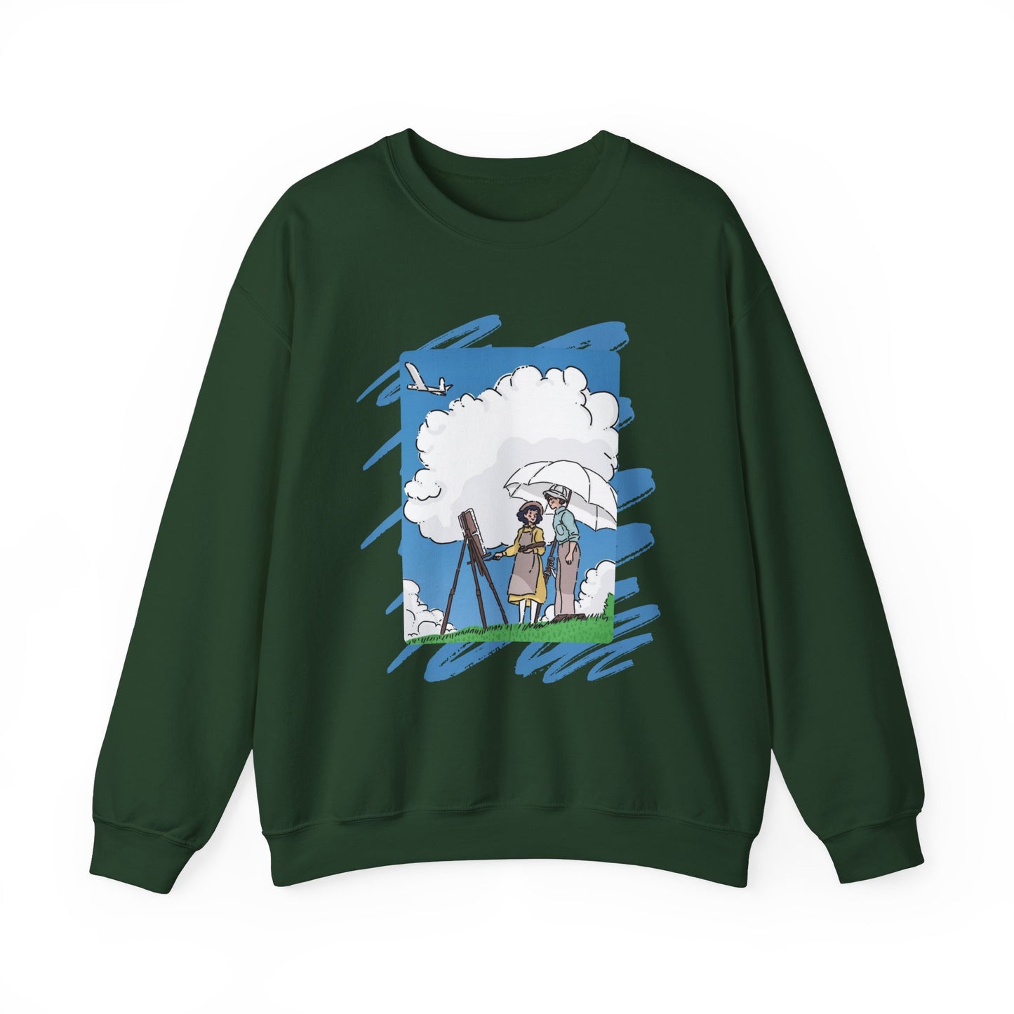 The Wind Rises Studio Ghibli Sweatshirt – 100% Cotton Cozy Anime Pullover for Ghibli Fans