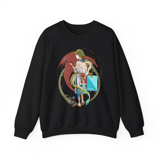 Haku Spirited Away Sweatshirt – 100% Cotton Studio Ghibli Pullover for Anime and Ghibli Fans
