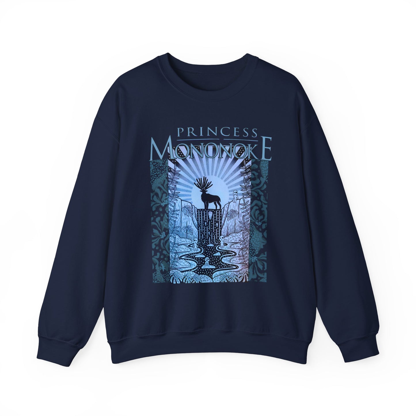 Mononoke Princess Forest Spirit Sweatshirt – 100% Cotton Studio Ghibli Inspired Anime Pullover