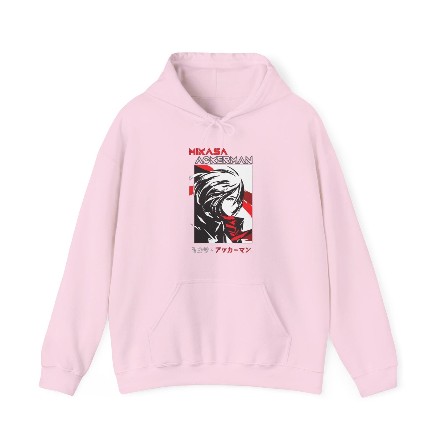 Mikasa Ackerman Hoodie 100% Cotton – Attack On Titan Anime Pullover for Fans