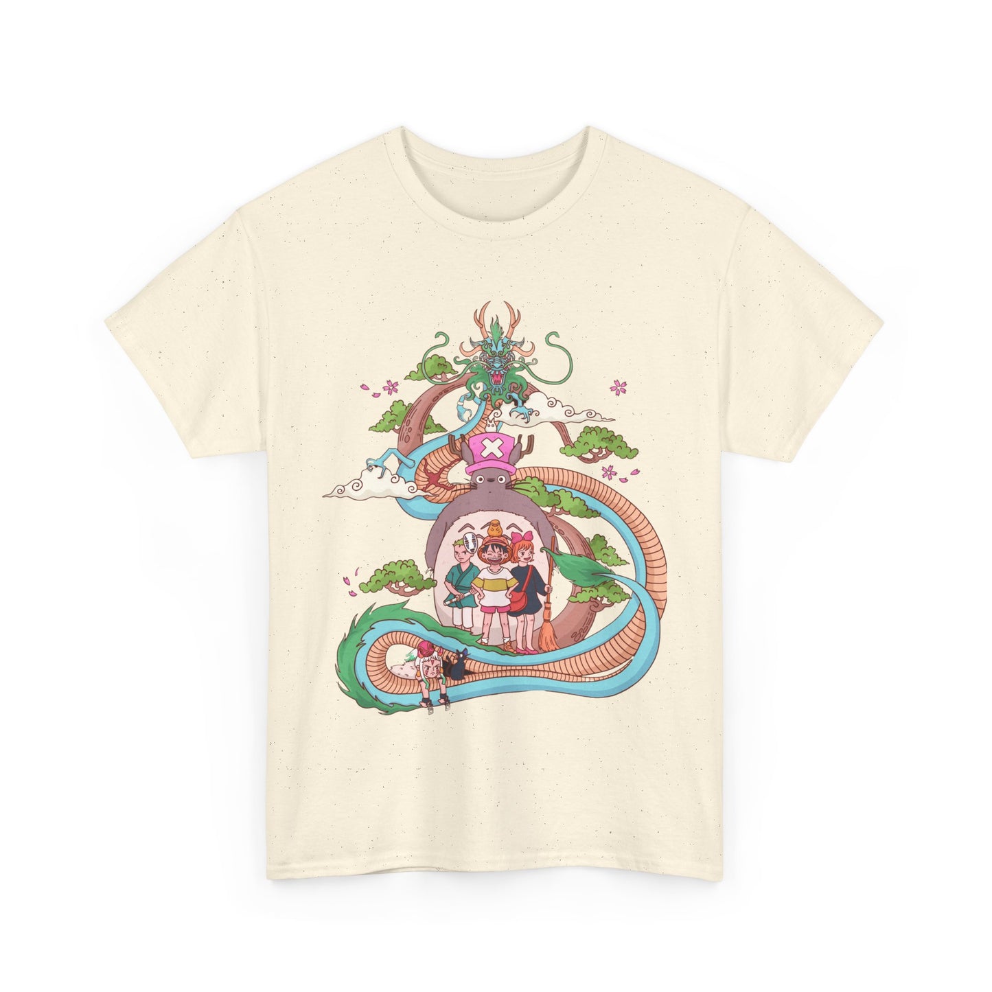 Spirited Away One Piece T-Shirt 100% Cotton | Studio Ghibli Anime Tee