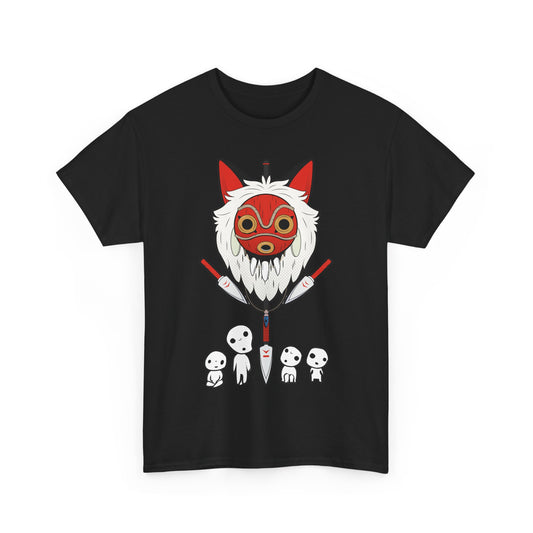 Kodama Princess Mononoke T-Shirt 100% Cotton | Studio Ghibli Anime Tee