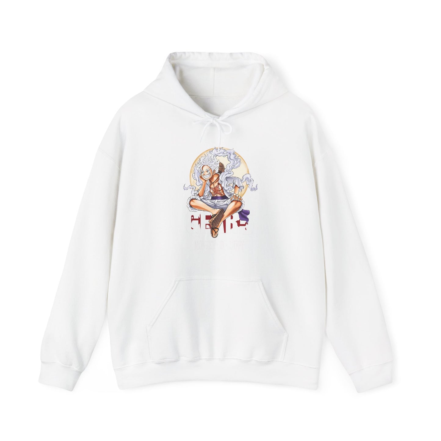 Monkey D. Luffy Gear 5 Hoodie – 100% Cotton One Piece Anime Hoodie