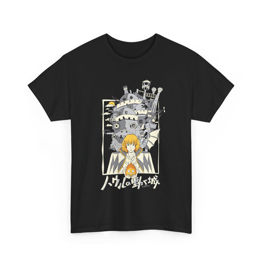 Howl’s Moving Castle Portrait T-Shirt | Studio Ghibli Anime Cotton Tee