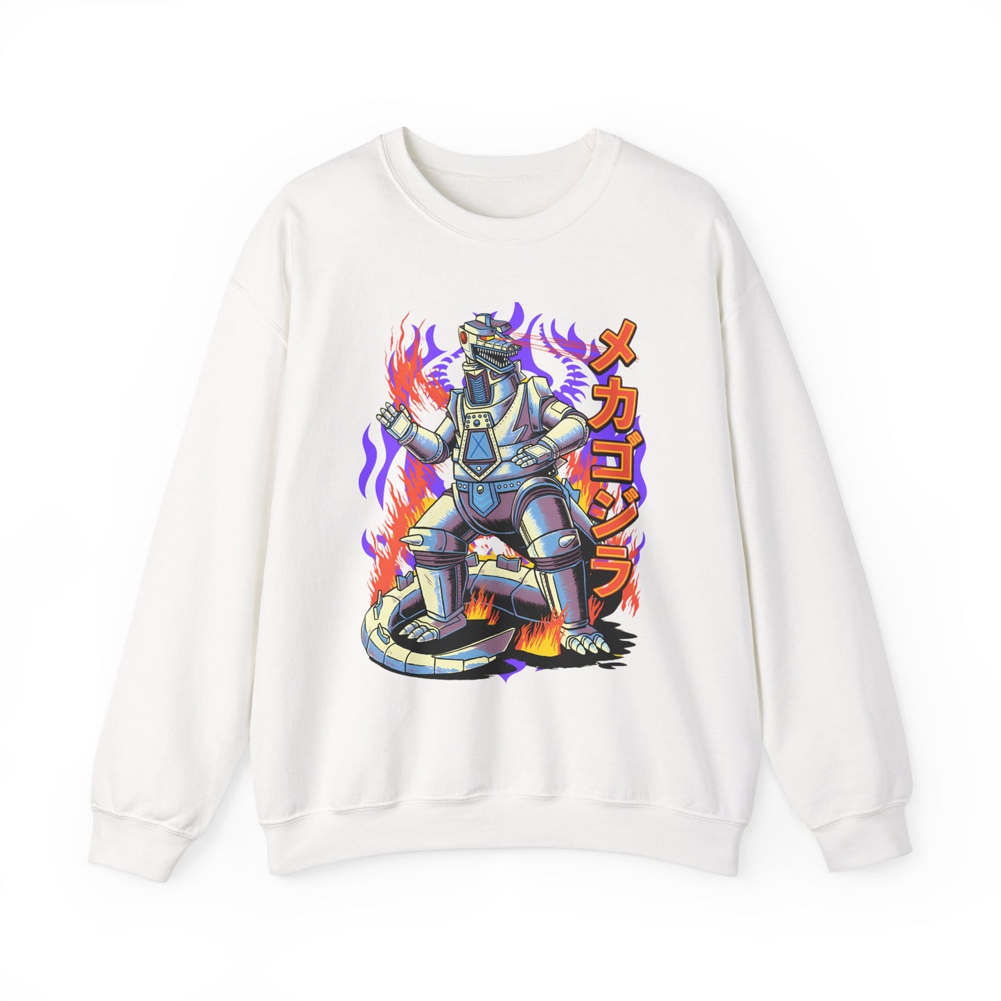 Mechagodzilla Kaiju Sweatshirt – 100% Cotton | Classic Monster Anime Apparel for Kaiju Fans