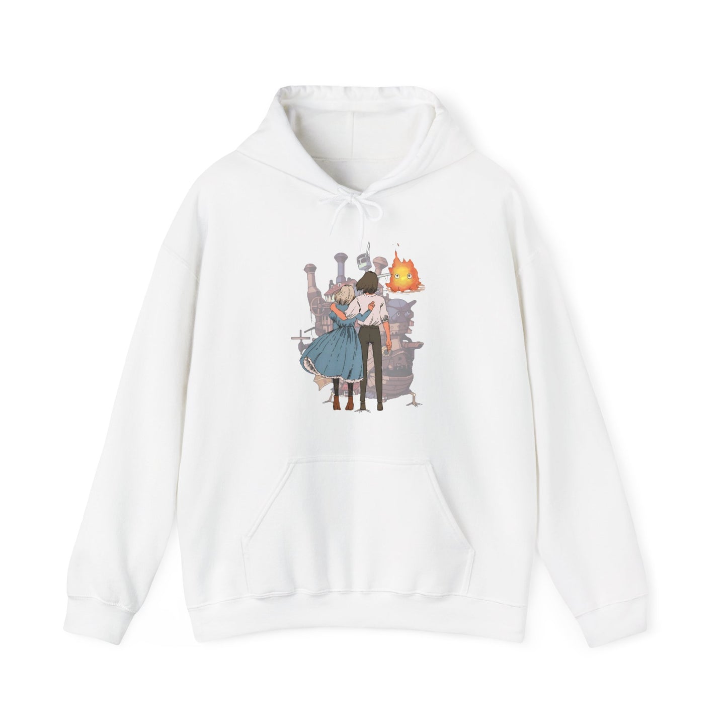 Howl's Moving Castle Love Hoodie – 100% Cotton Studio Ghibli Anime Pullover