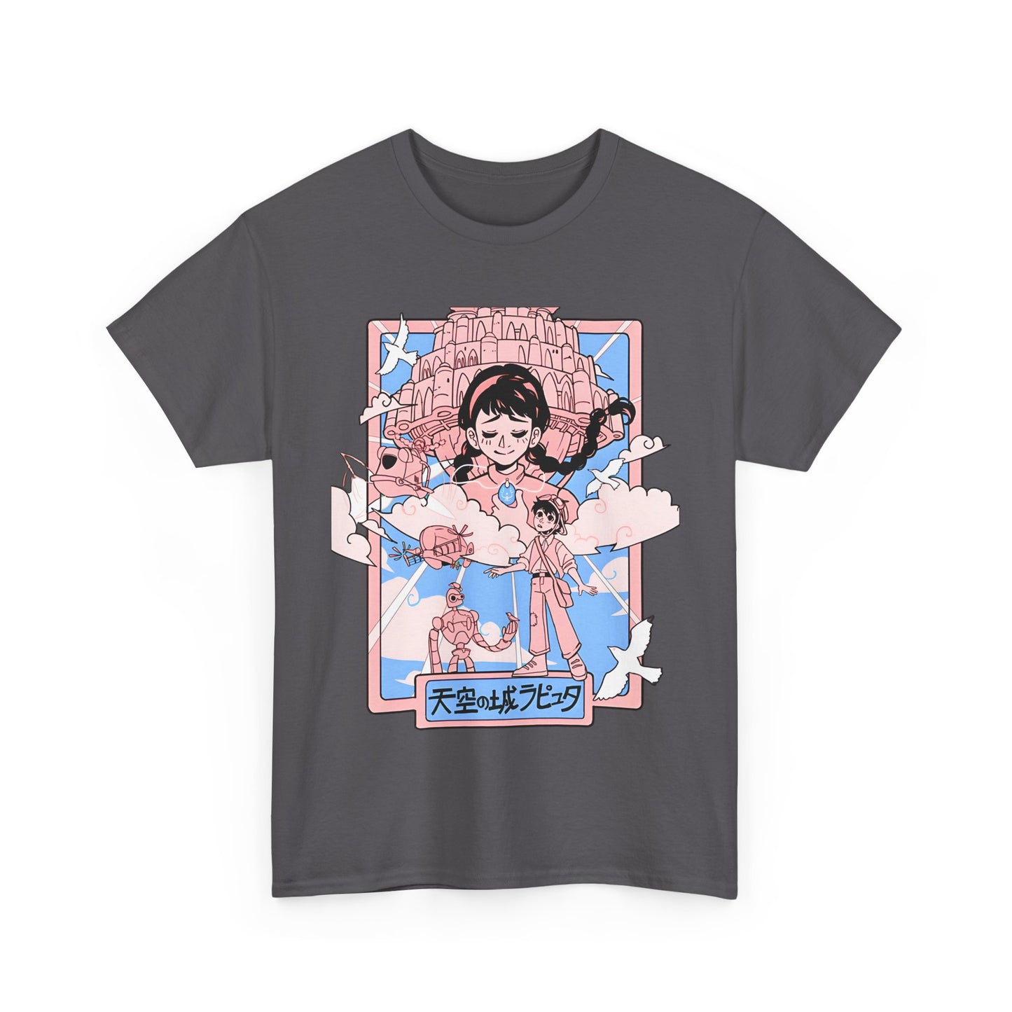 Castle in the Sky T-Shirt – 100% Cotton Studio Ghibli Tee for Anime Fans