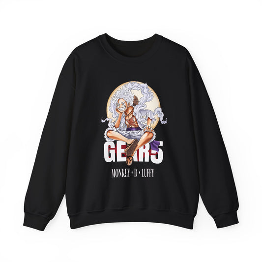 Monkey D. Luffy Gear 5 Sweatshirt – 100% Cotton Anime Pullover | One Piece Gear Fifth Crewneck
