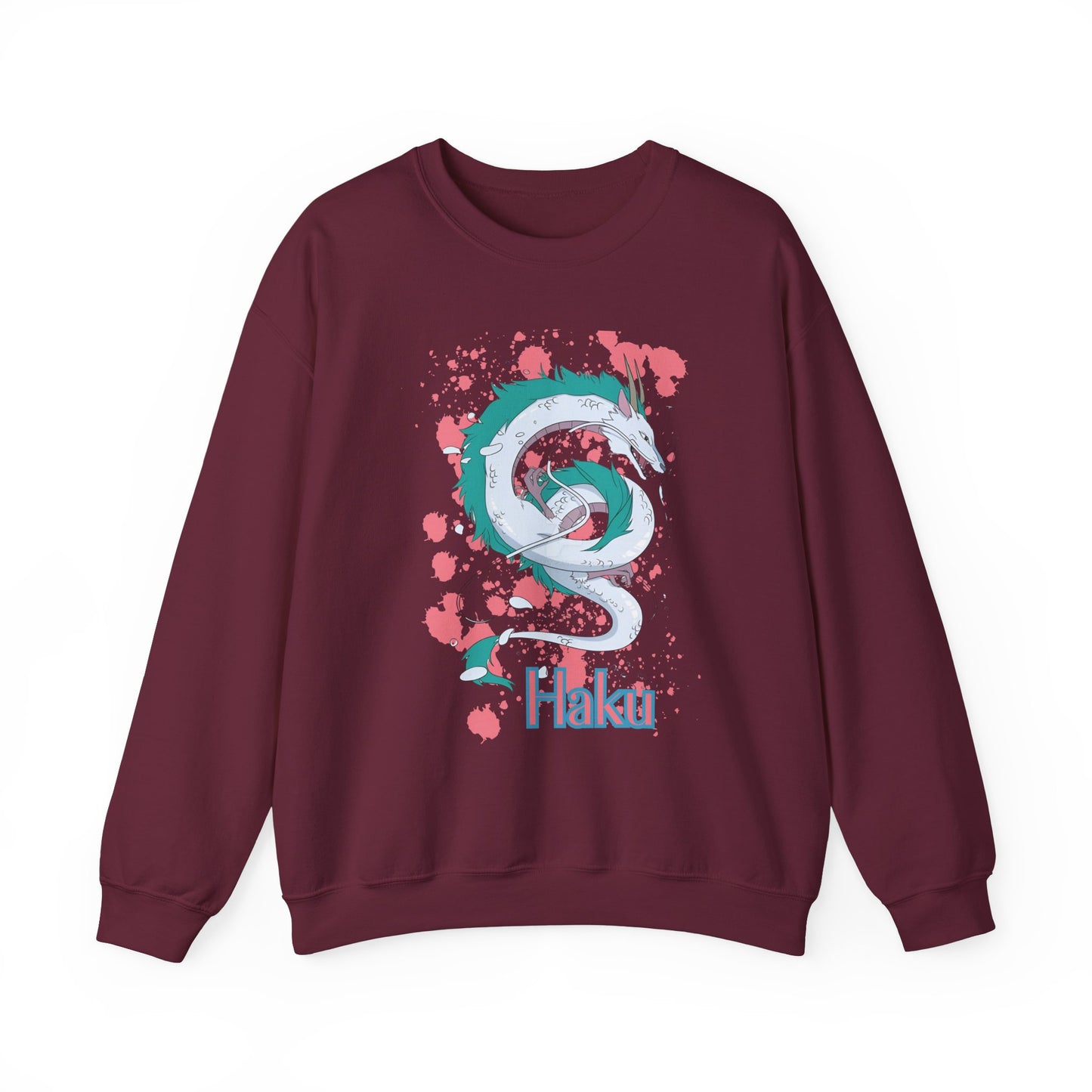 Haku Spirited Away Sweatshirt – 100% Cotton Studio Ghibli Dragon Spirit Pullover