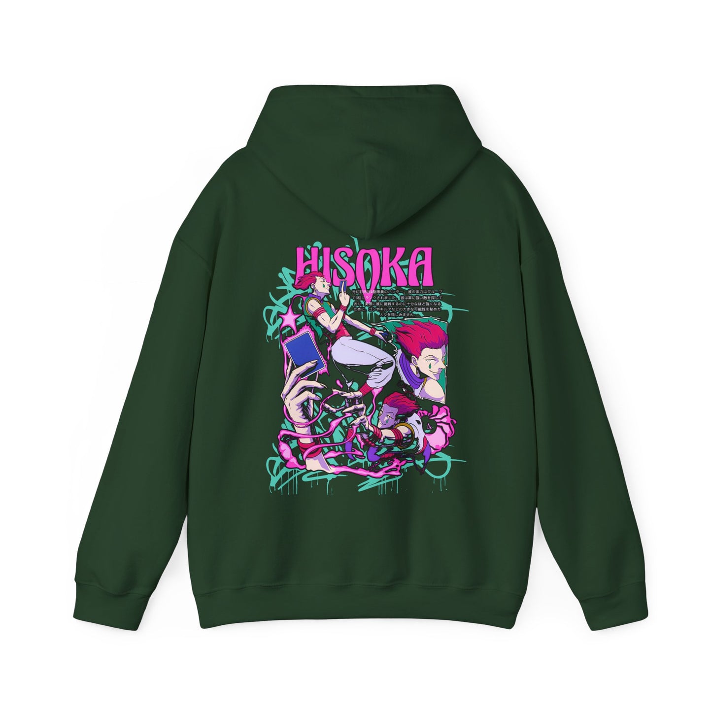 Hisoka Morow Hunter x Hunter Hoodie with Back Print – 100% Cotton | Anime Streetwear for Fans