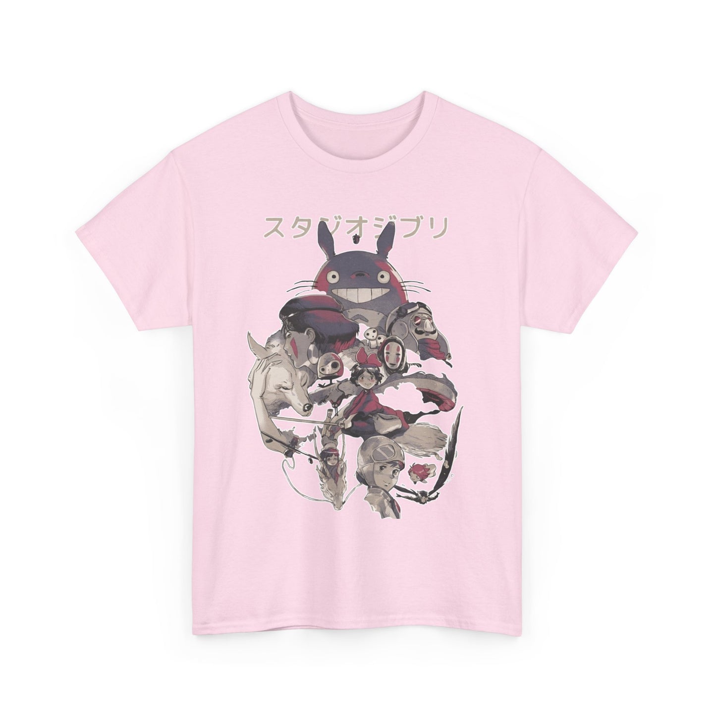 Totoro Ghibli Miyazaki T-Shirt – 100% Cotton Anime Tee for Fans