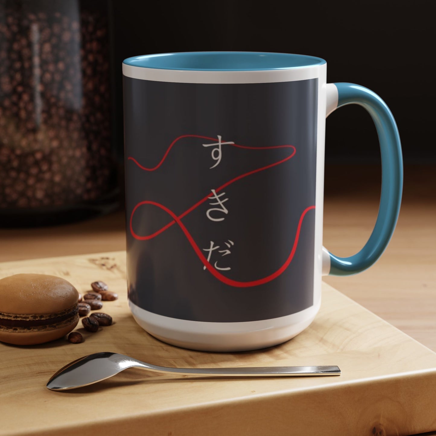 Your Name Accent Mug – Kimi no Na wa Color Handle Cup 11oz & 15oz – Romantic Anime Sky Scene Gift