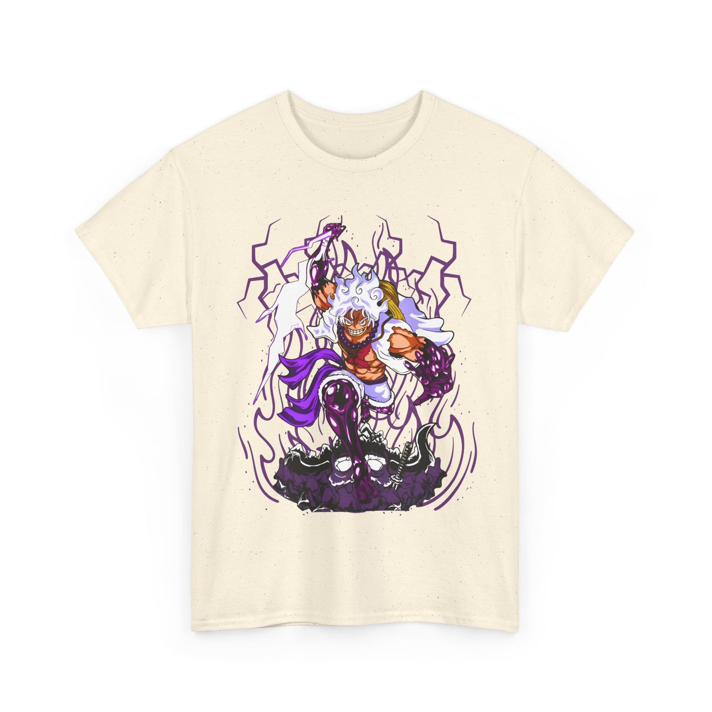 Luffy Gear 5 One Piece T-Shirt – 100% Cotton Anime Tee for Straw Hat Fans