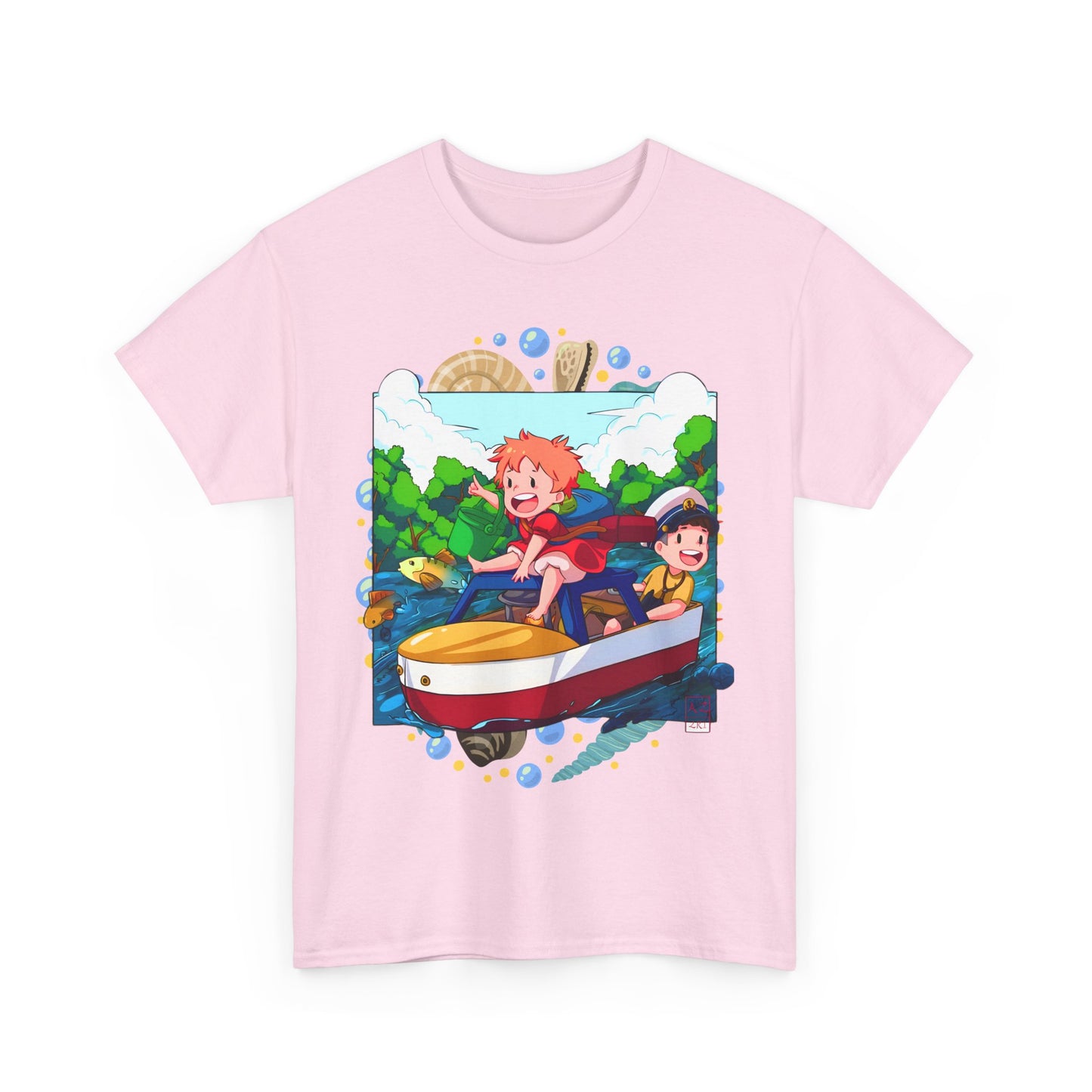 Ponyo Art T-Shirt – 100% Cotton Studio Ghibli Anime Tee