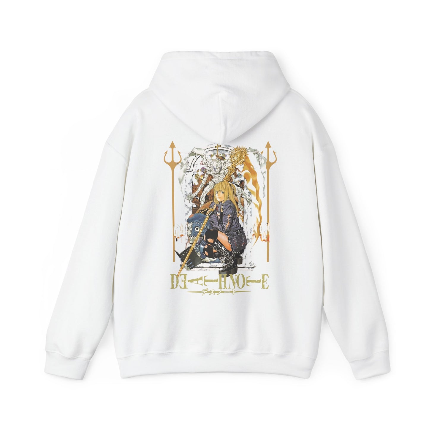 Misa Amane Death Note Back Print Hoodie – 100% Cotton Gothic Anime Streetwear