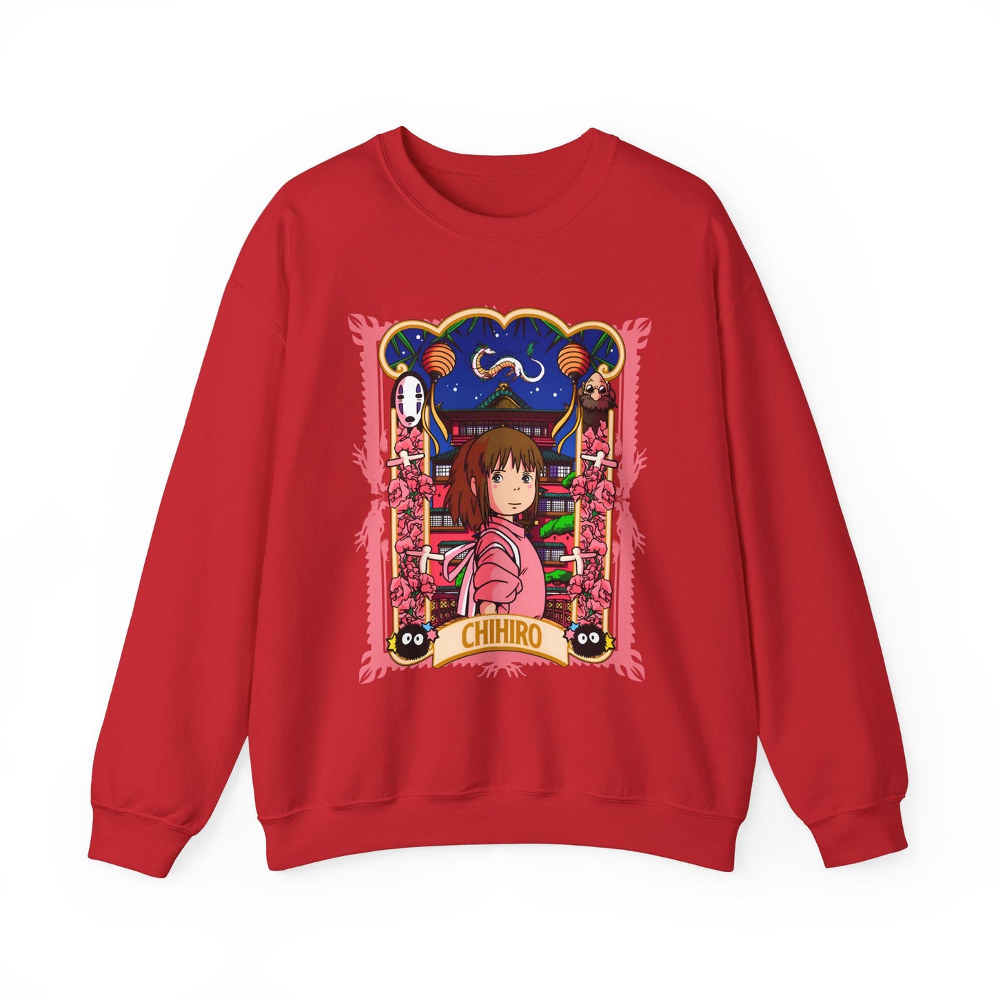 Spirited Away Chihiro Sweatshirt – 100% Cotton Studio Ghibli Pullover for Anime Fans