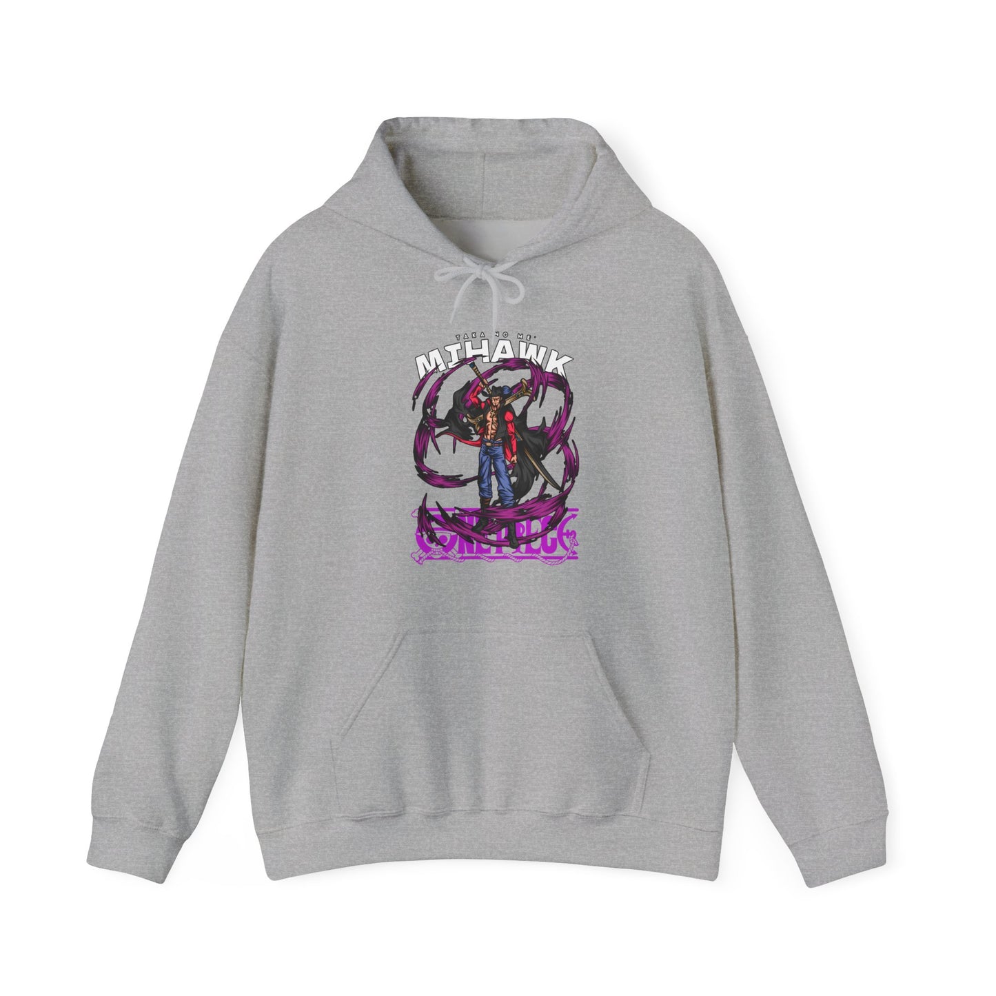 Dracule Mihawk One Piece Hoodie – 100% Cotton Anime Hoodie for Hawkeye Fans
