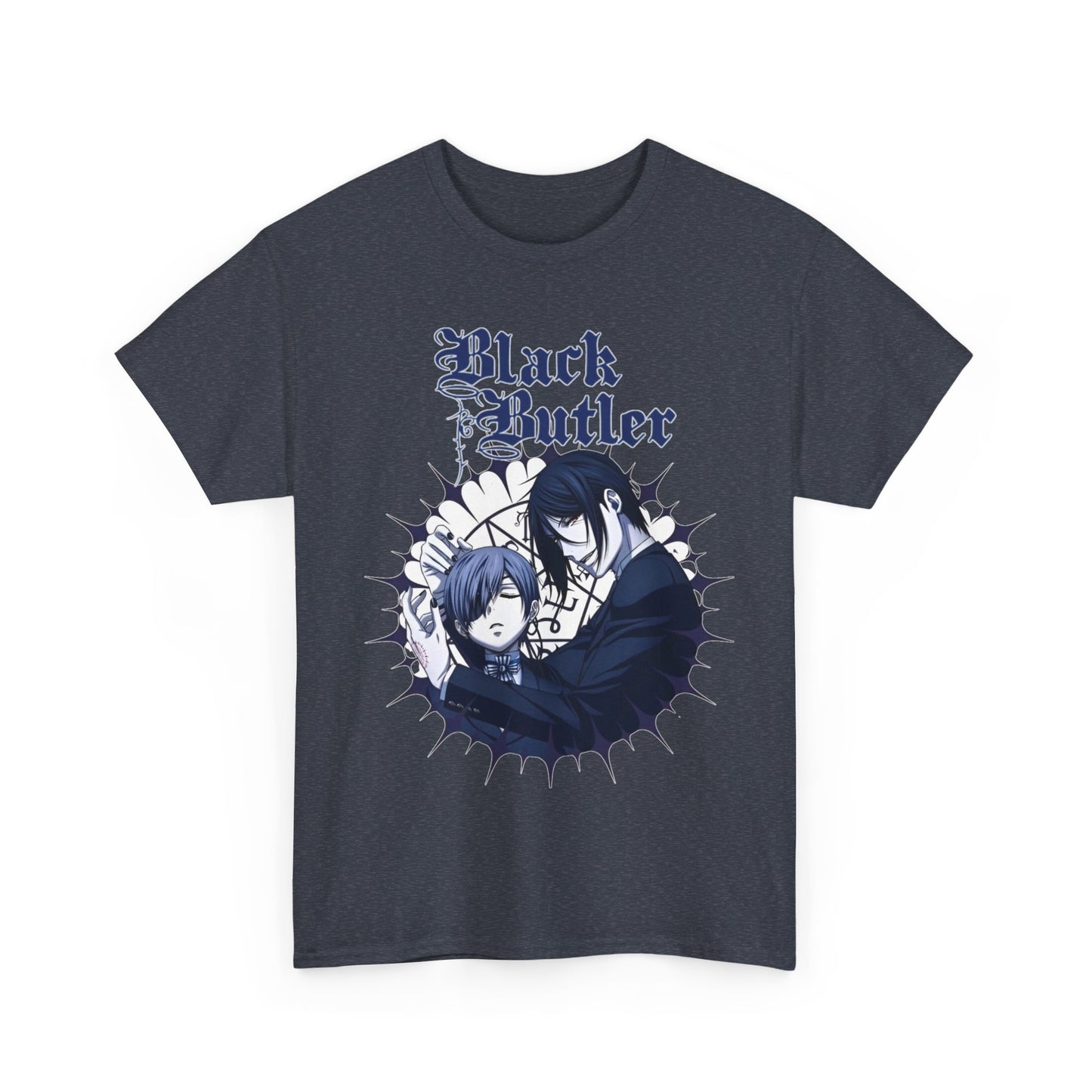 Black Butler T-Shirt – 100% Cotton Anime Tee Featuring Sebastian Michaelis