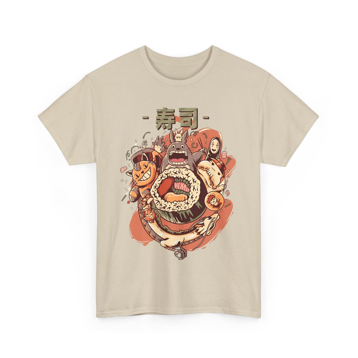 Ghibli Sketch T-Shirt – 100% Cotton Studio Ghibli Anime Tee