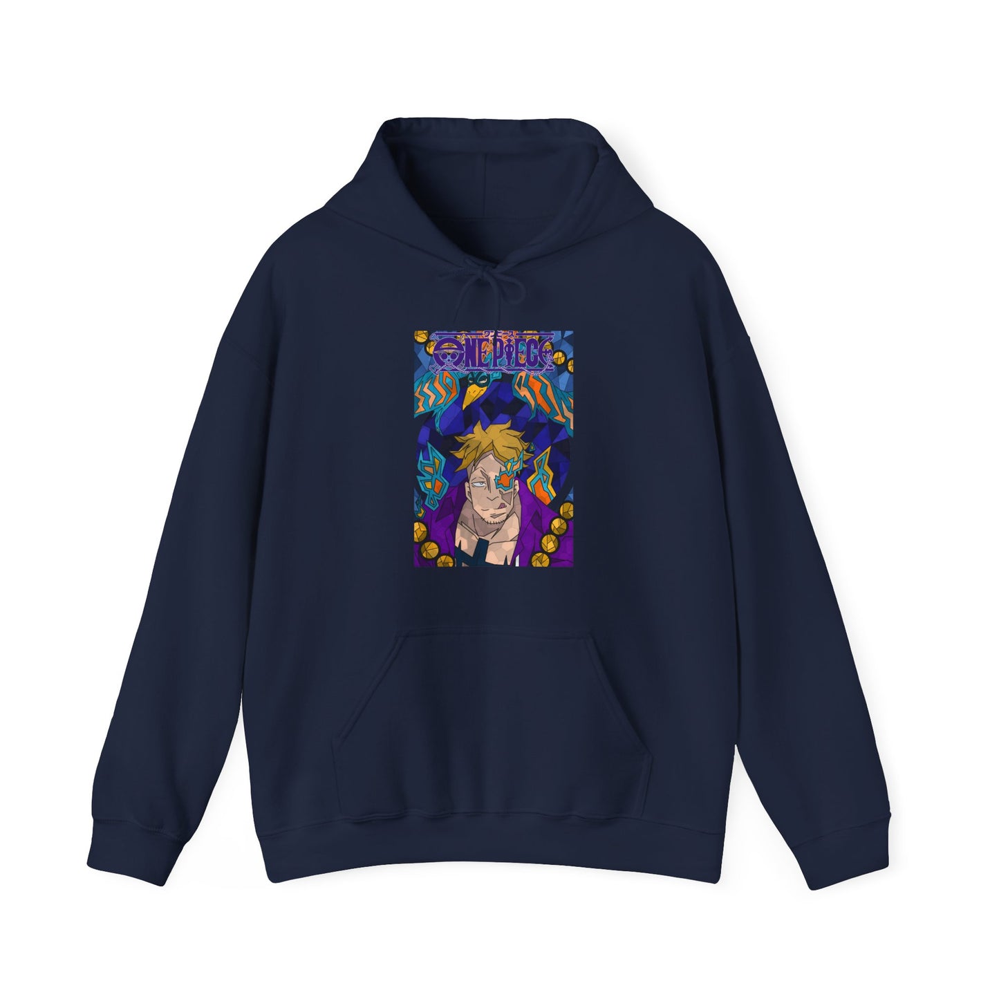 "Marco the Phoenix Hoodie – 100% Cotton One Piece Anime Sweatshirt for Fans"