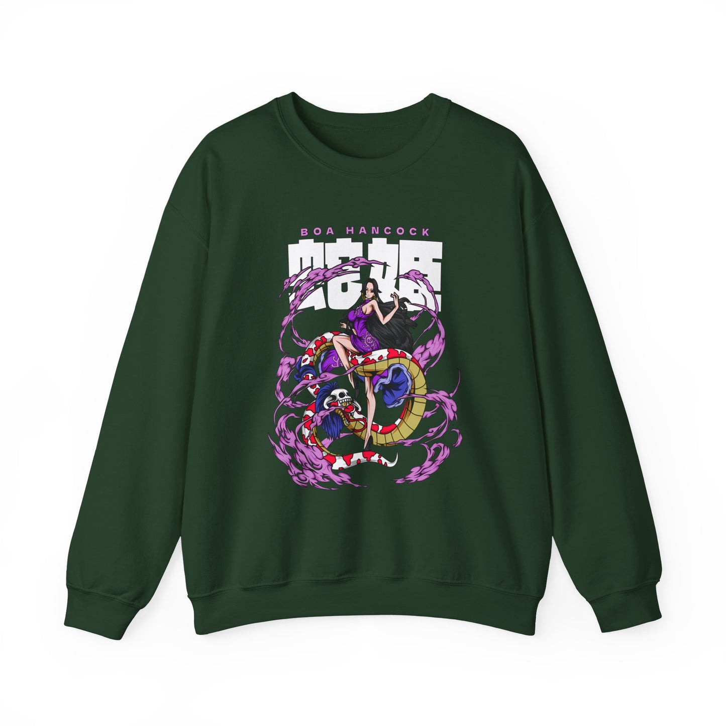 Boa Hancock Sweatshirt – 100% Cotton One Piece Anime Pullover for Fans