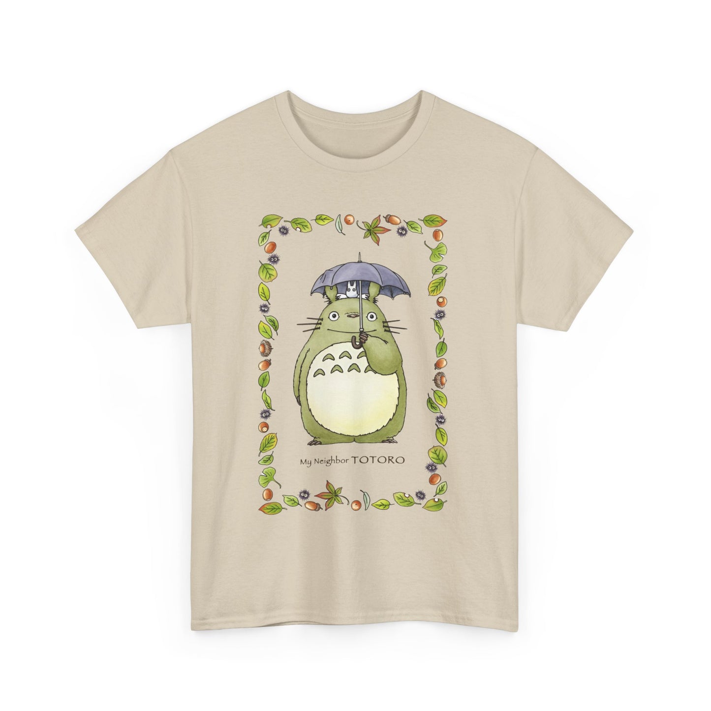 Cute Totoro T-Shirt – 100% Cotton Studio Ghibli Anime Tee for Fans