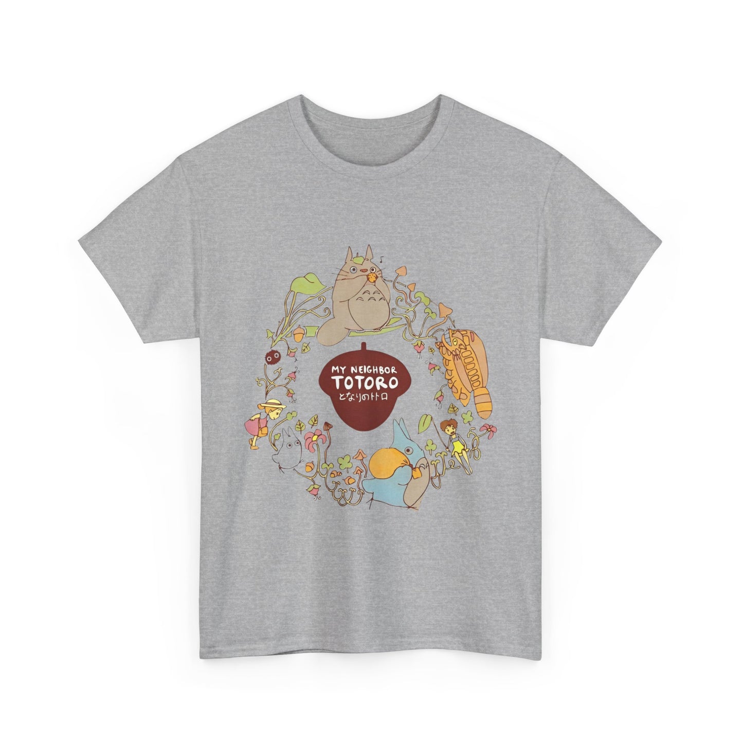 My Neighbor Totoro T-Shirt – 100% Cotton Studio Ghibli Anime Tee for Fans