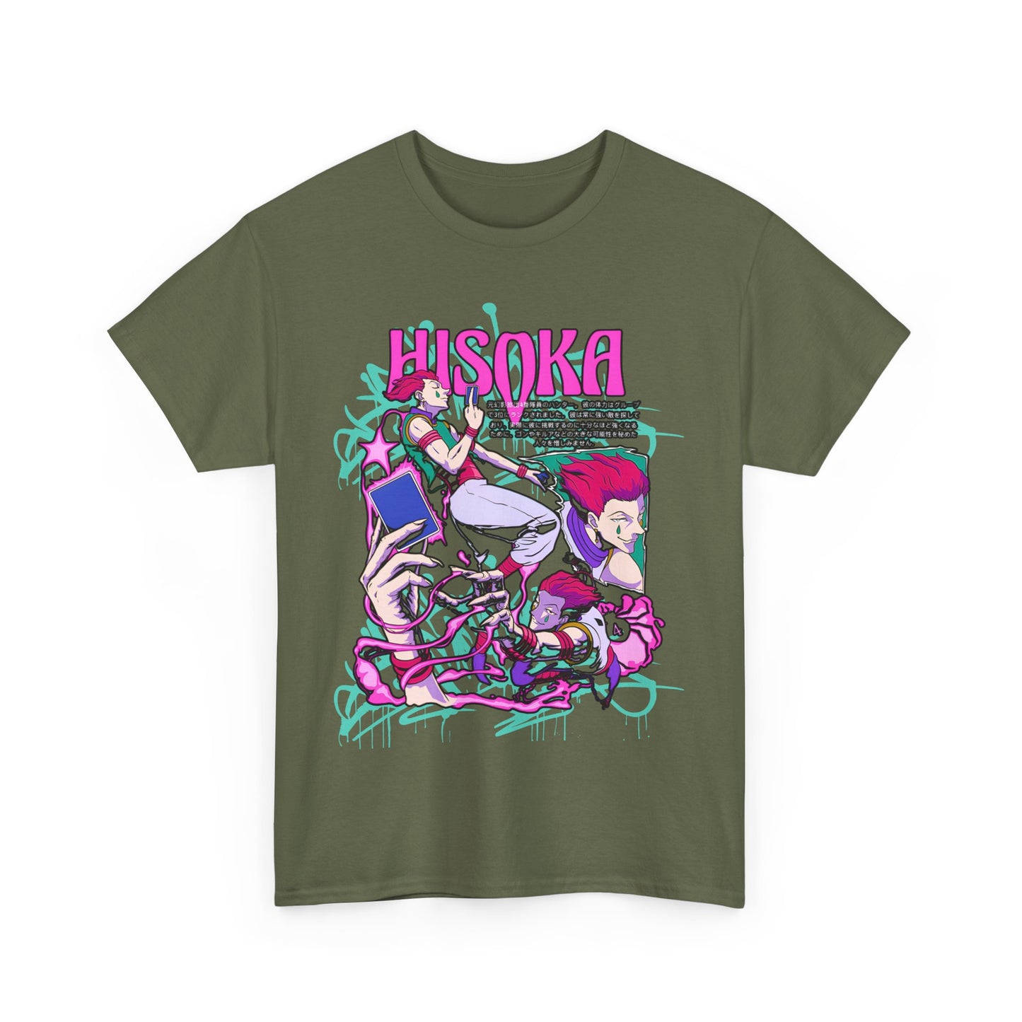 Hisoka Morow Hunter x Hunter T-Shirt – 100% Cotton | Stylish Anime Tee for Hunter x Hunter Fans