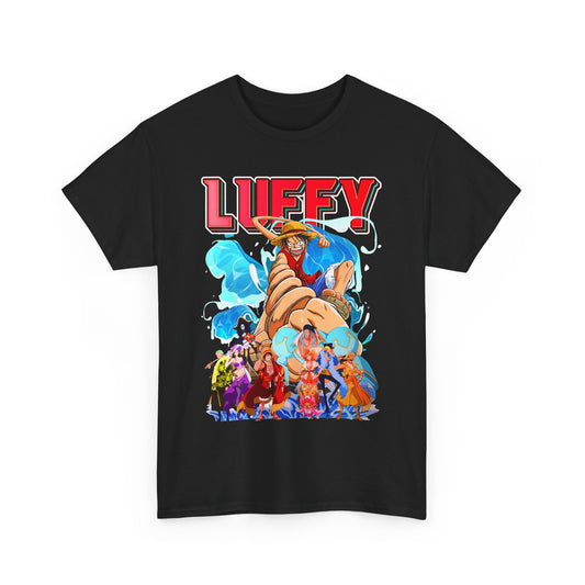 Luffy and Friends One Piece T-Shirt – 100% Cotton Anime Crew Tee