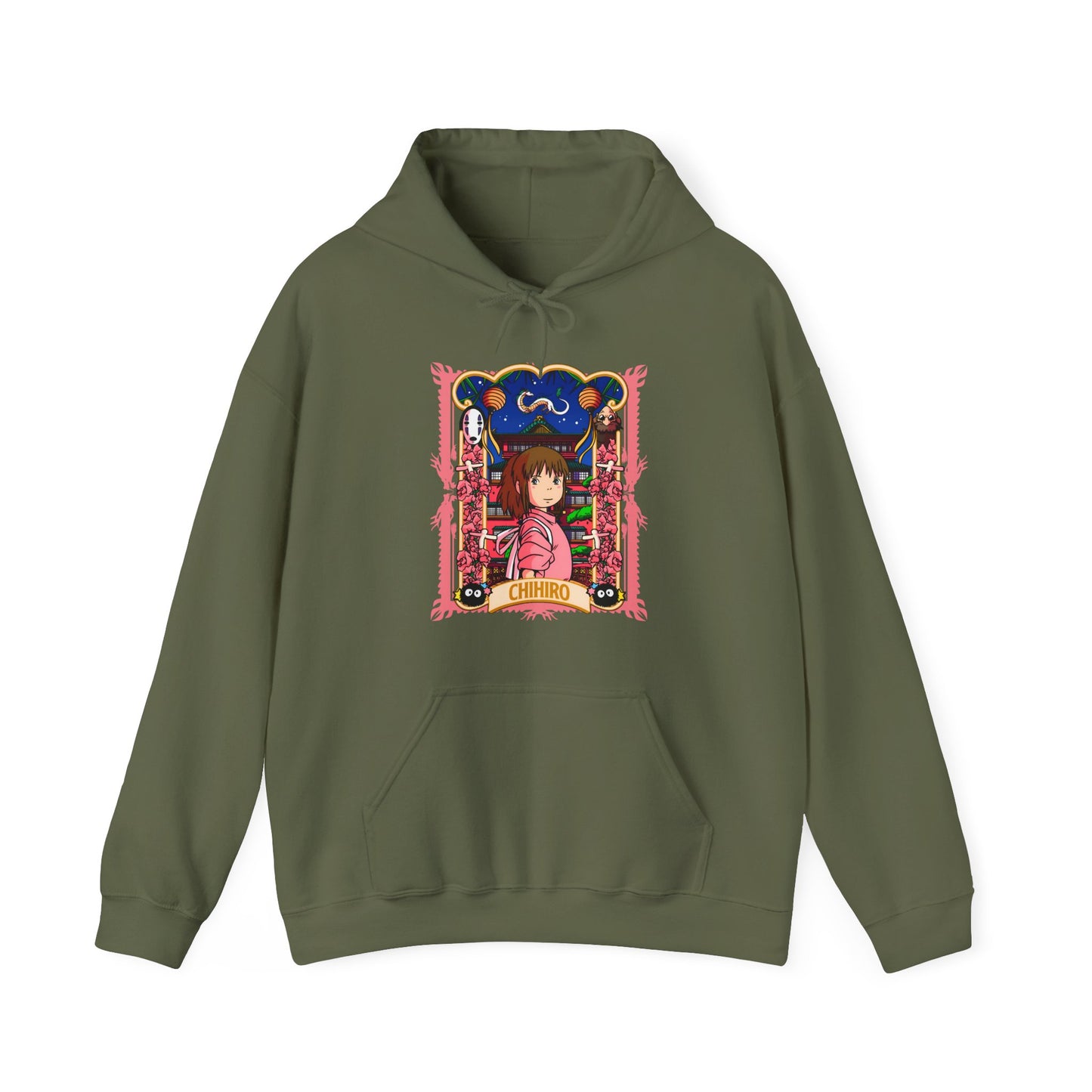 Spirited Away Chihiro Hoodie – 100% Cotton Studio Ghibli Hoodie for Anime and Ghibli Fans