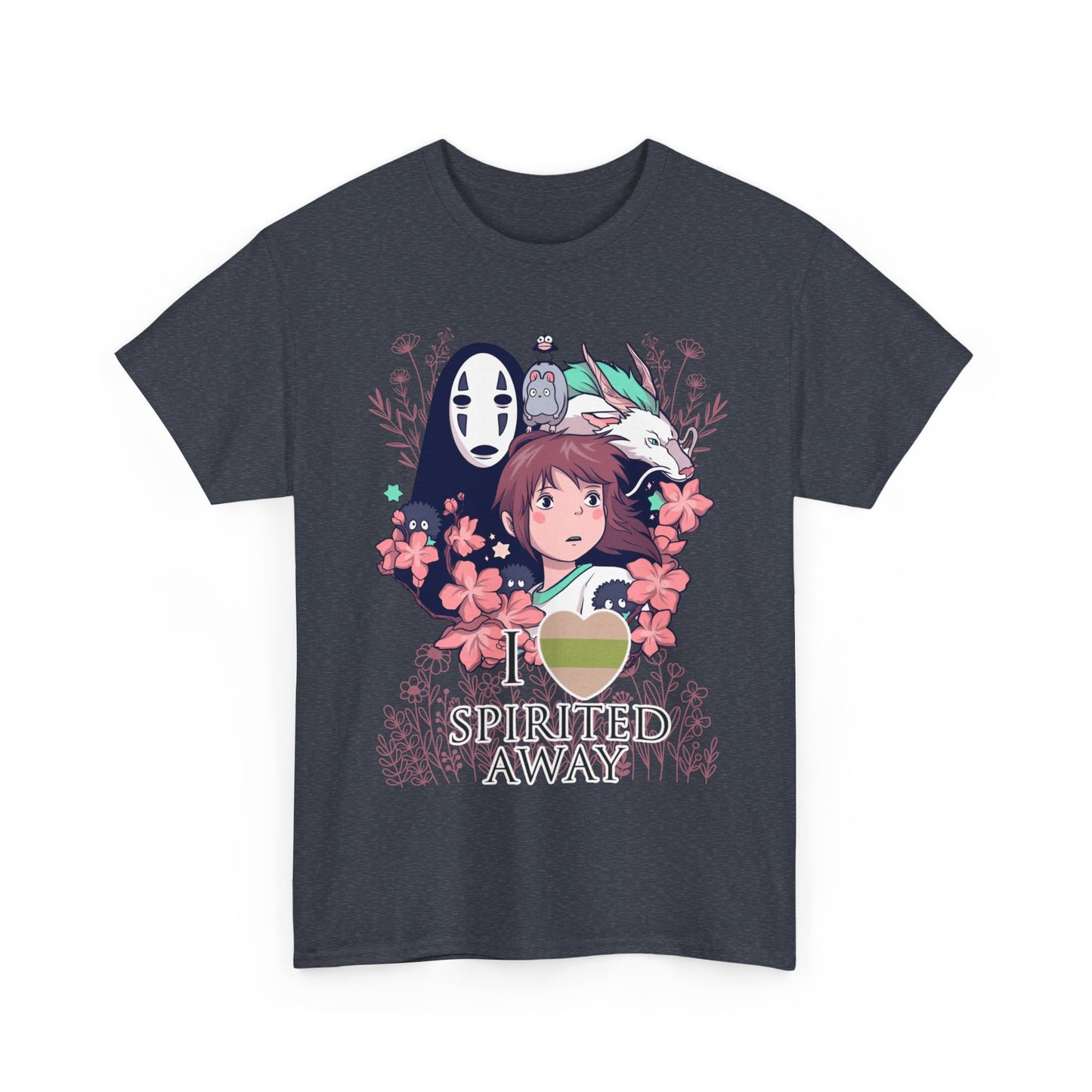 Spirited Away T-Shirt 100% Cotton Studio Ghibli Anime Tee