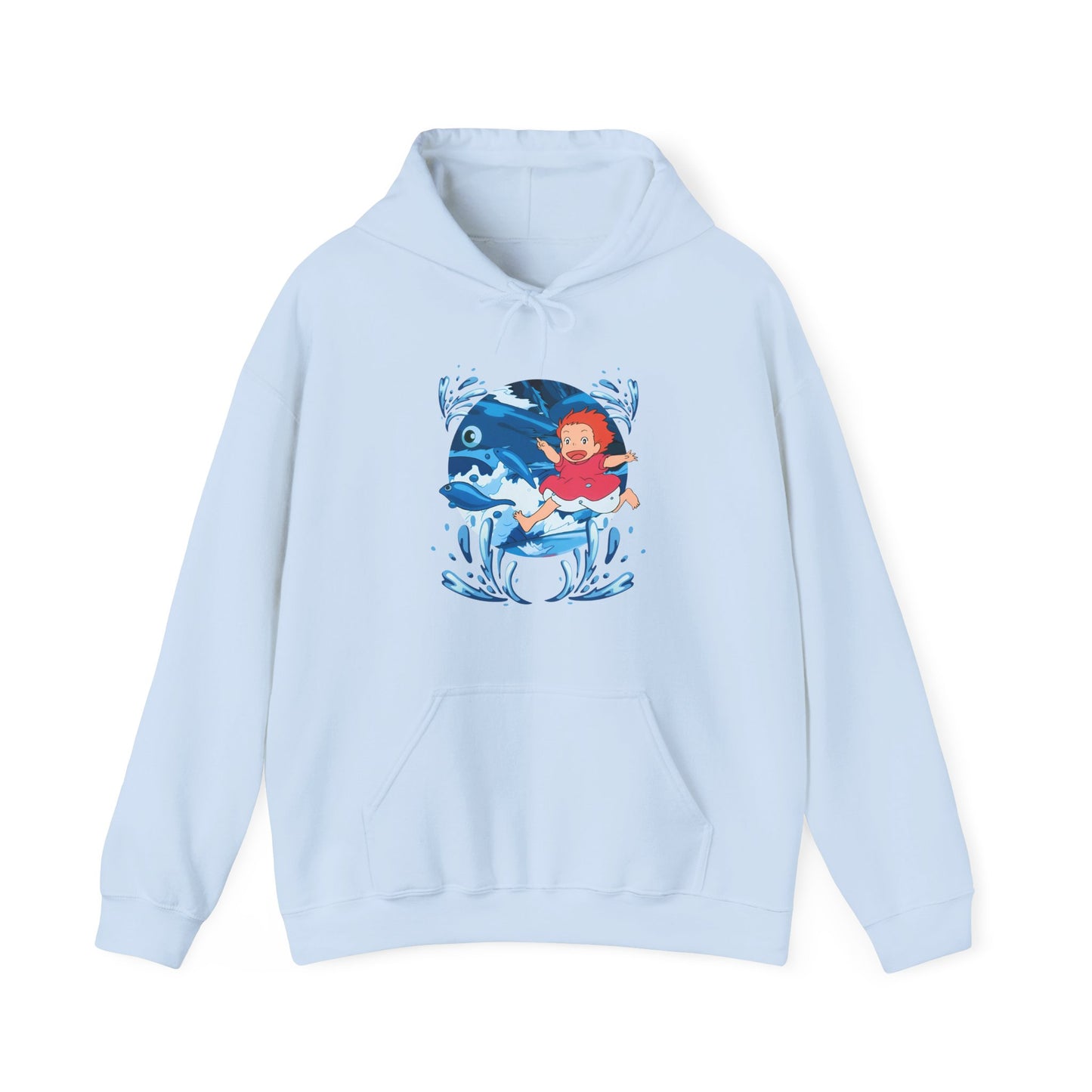 Ponyo Studio Ghibli Hoodie – 100% Cotton Anime Sweatshirt for Ghibli Fans
